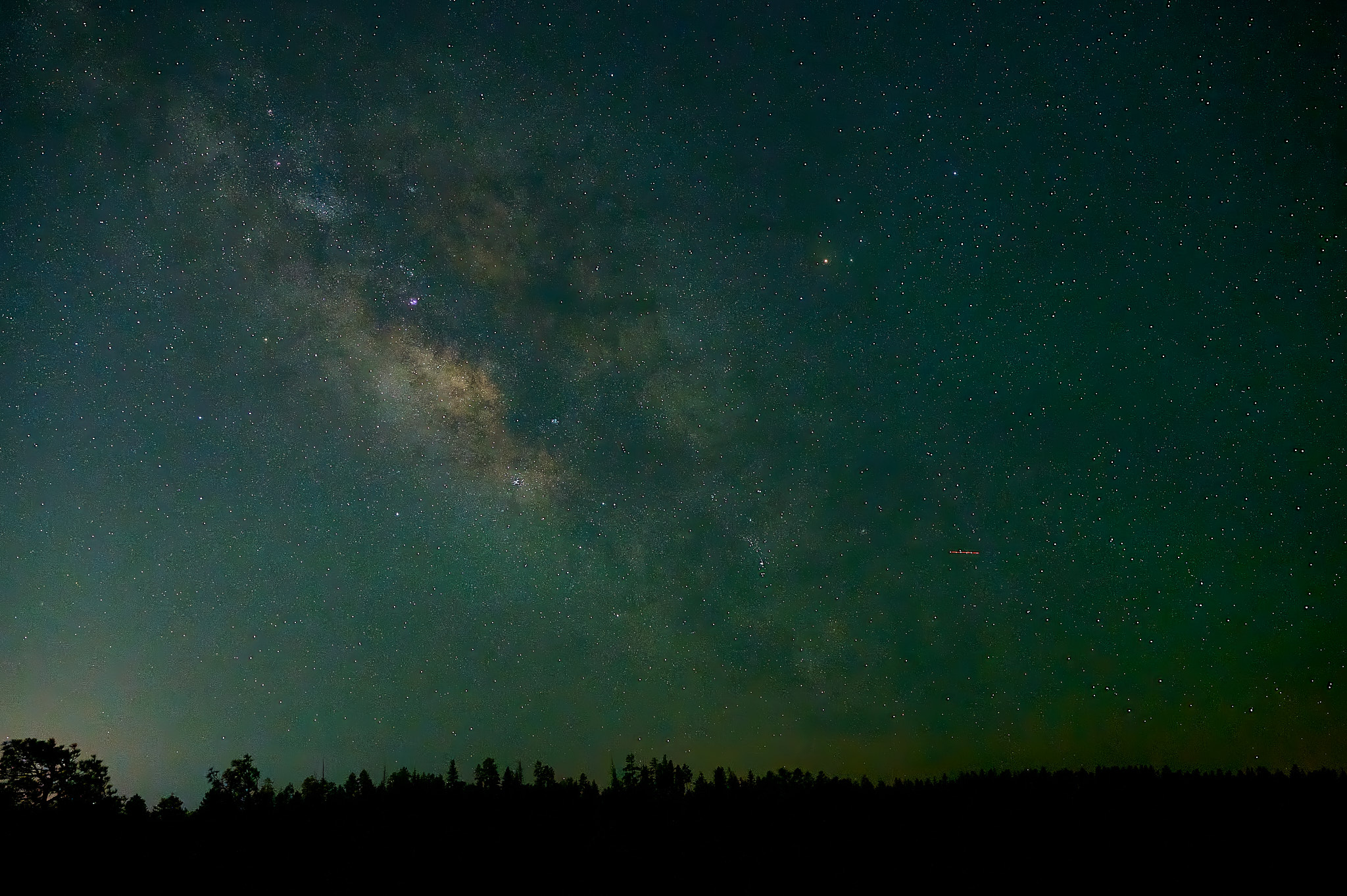Mogollon Rim at Night